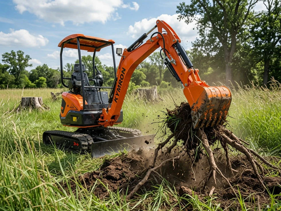 KYMRON XH24 Mini Excavator – Kubota Powered